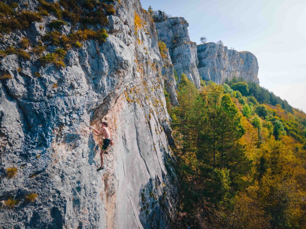 Escalade à la Roche d'Hautepierre