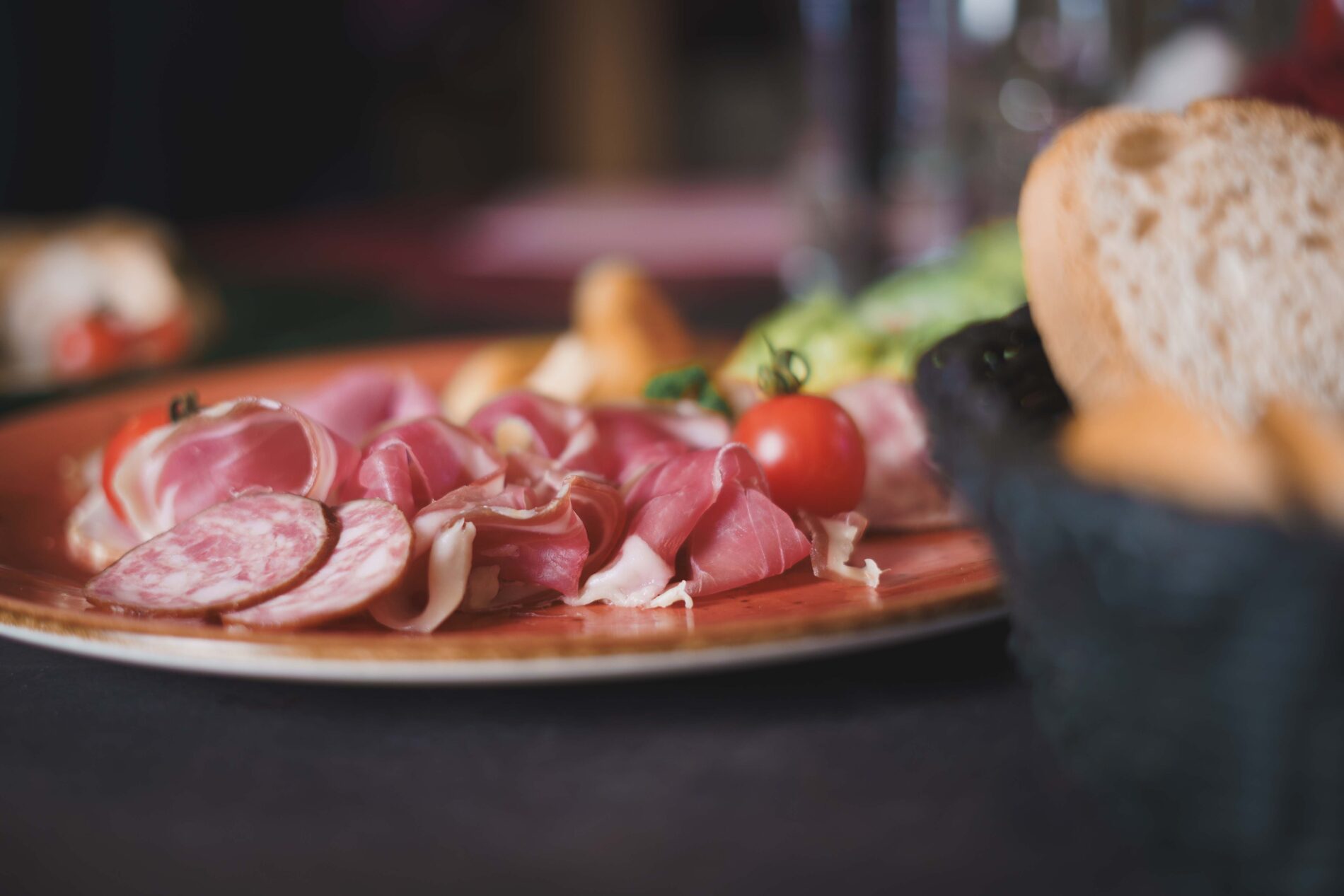 Plateau de salaisons en tuyé