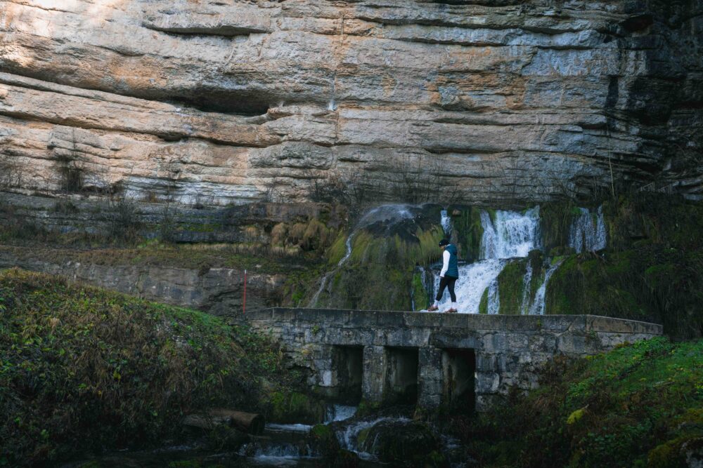 Cascade du Val en hiver