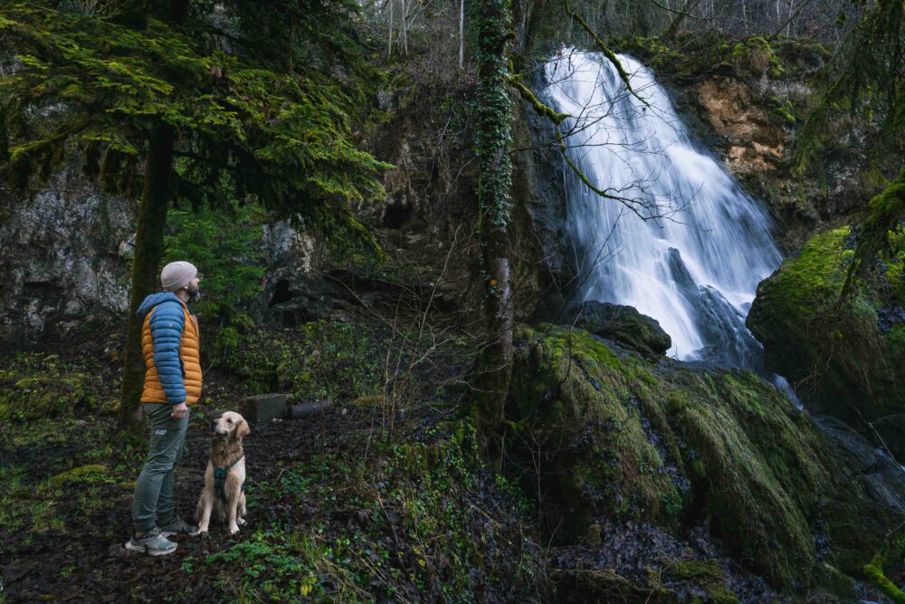 Cascade du Val en hiver