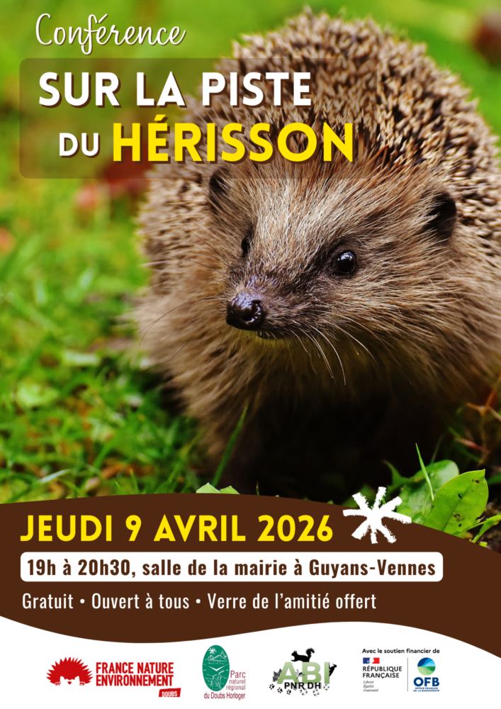 affiche conférence hérisson