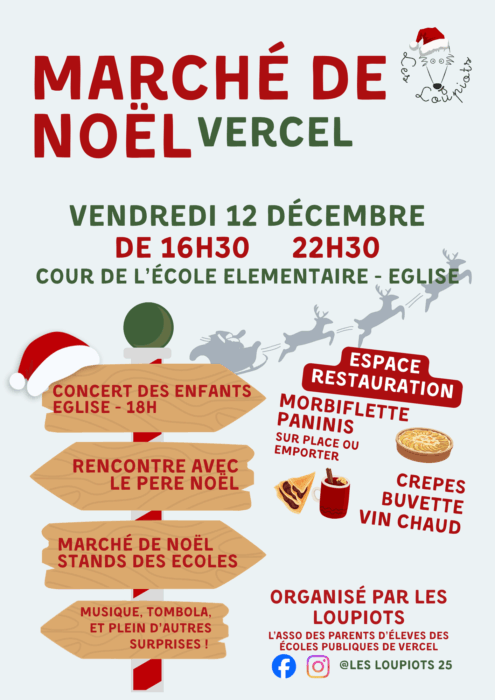 Marché de noël - affiche à retravailler - 1