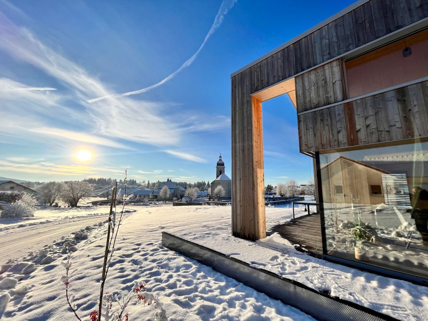 Bois de l'Aura-fournets-luisans-façade hiver