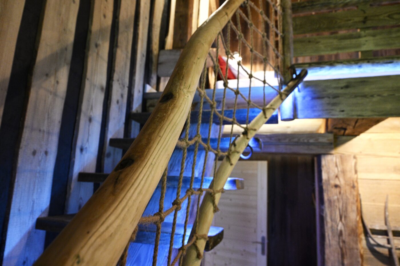 Escalier et rampe atypique