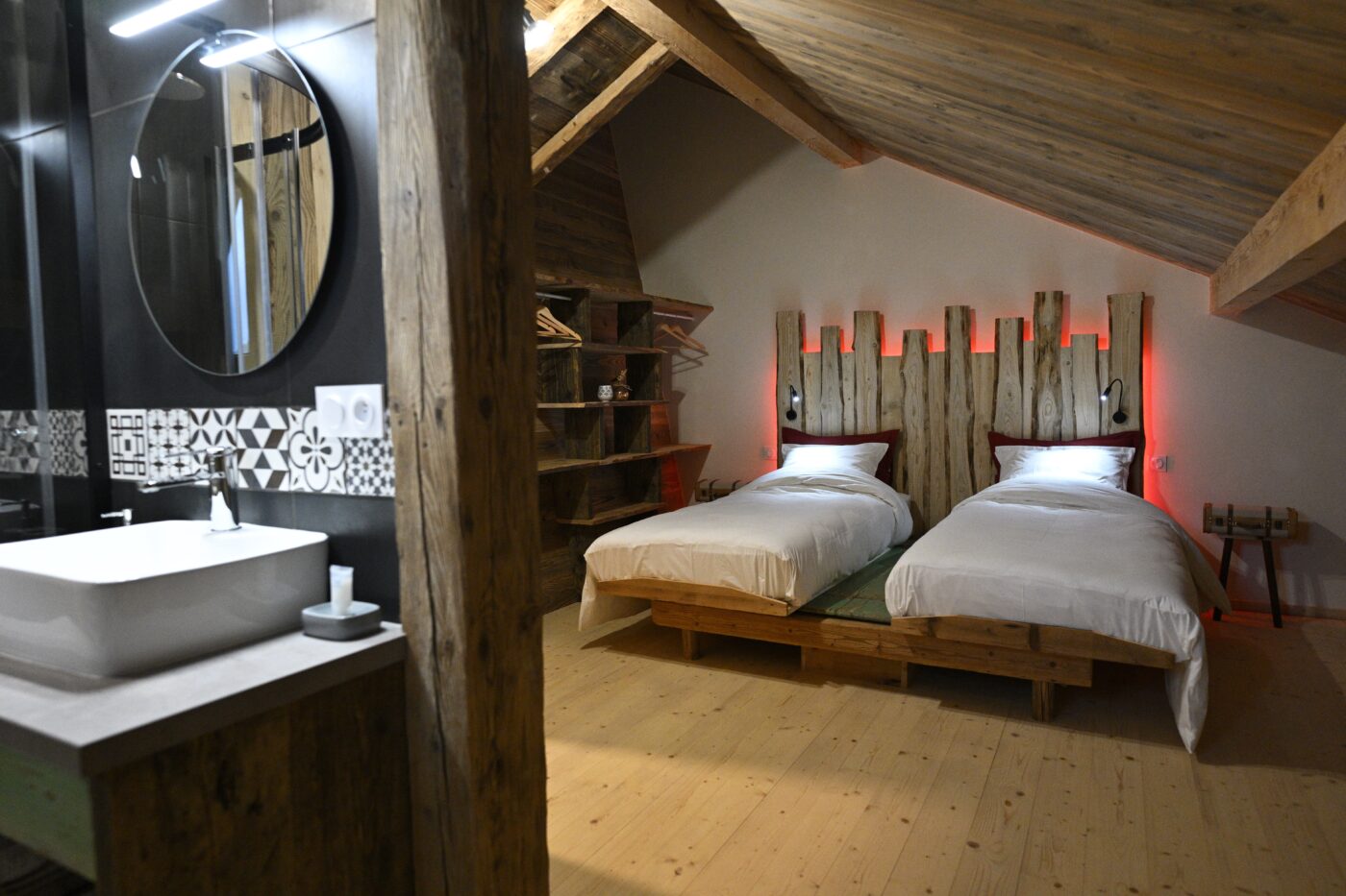 chambre L'Ecurie lits séparés